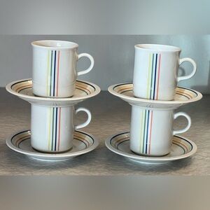 Vintage IKEA W Germany Cups and Saucers set